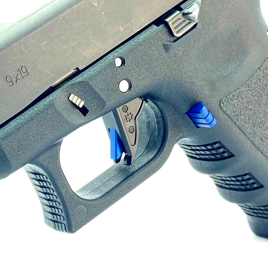 Wheaton Arms Trigger, Black & Gold,FitsGlock20, 21, 29, 30, 40, 41
