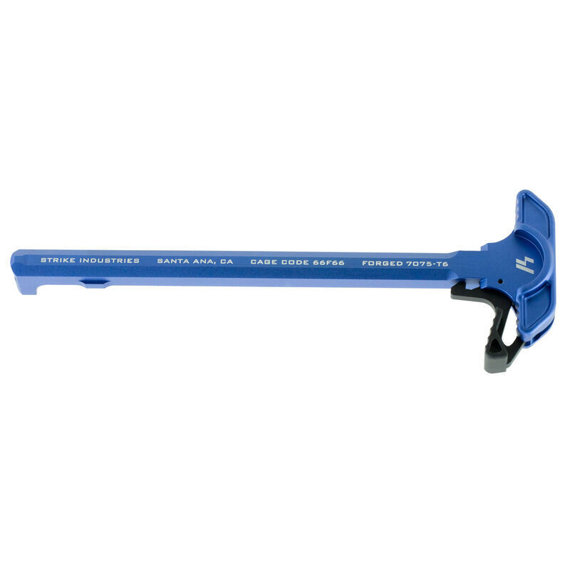 Strike Industries Charging Handle | Extended Latch | AR15 | Blue