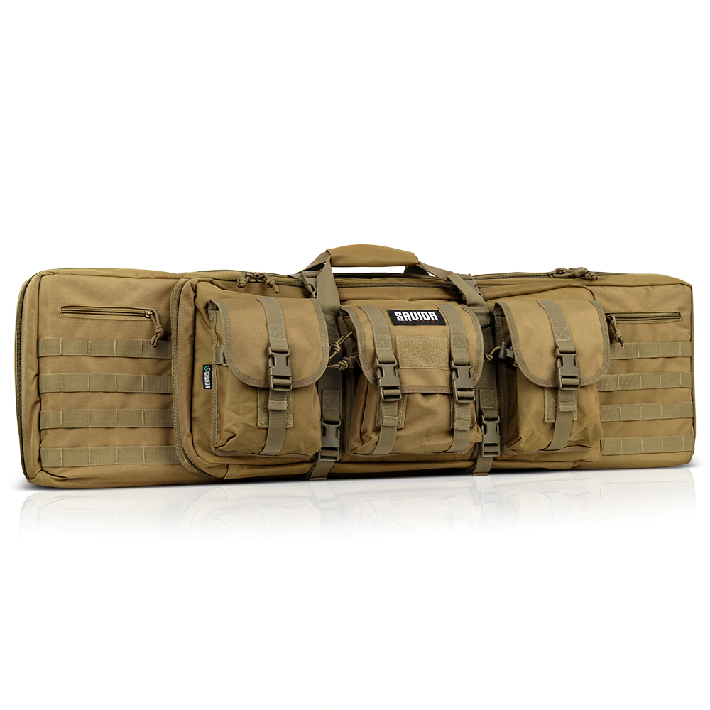 Savior Equipment American Classic 42" Double Rifle Case Black, FDE