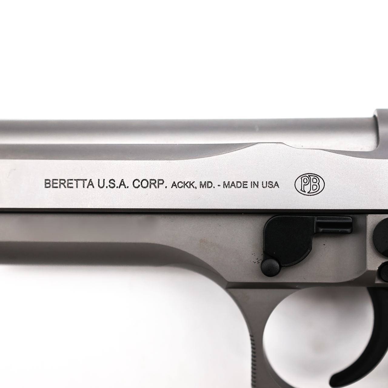 Beretta 92fs Brigadier Inox Semi Auto Full Size 9mm Ca Compliant Stainless Steel 6878