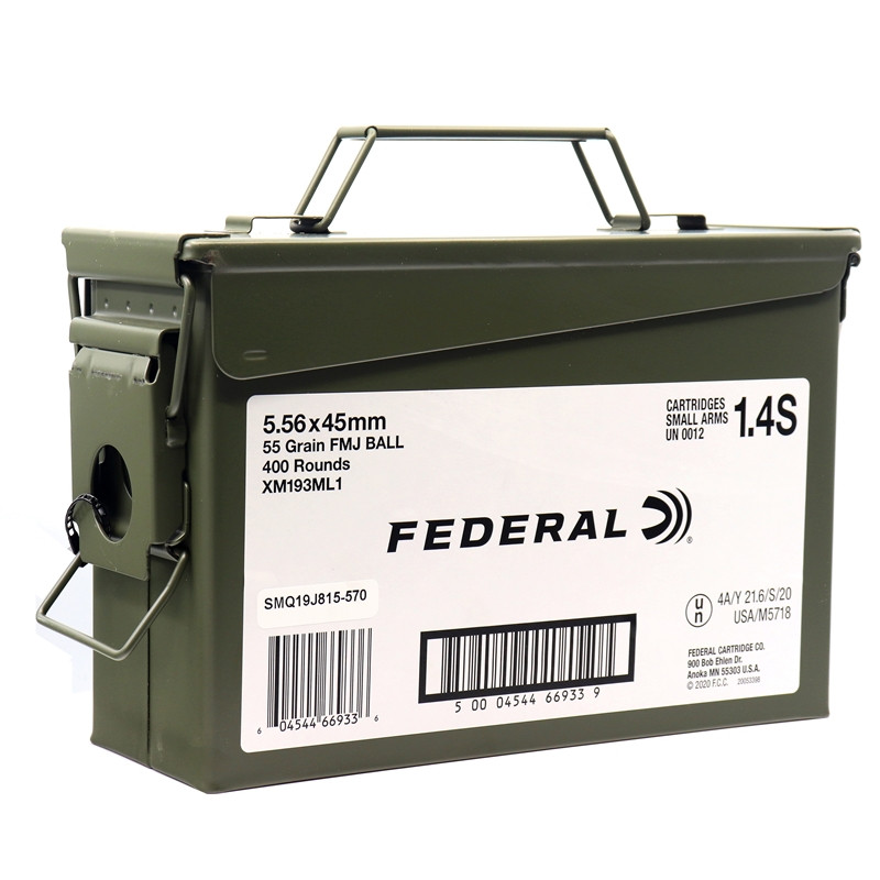 Federal American Eagle Ammo | 5.56 NATO | 55 Grain | Full Metal