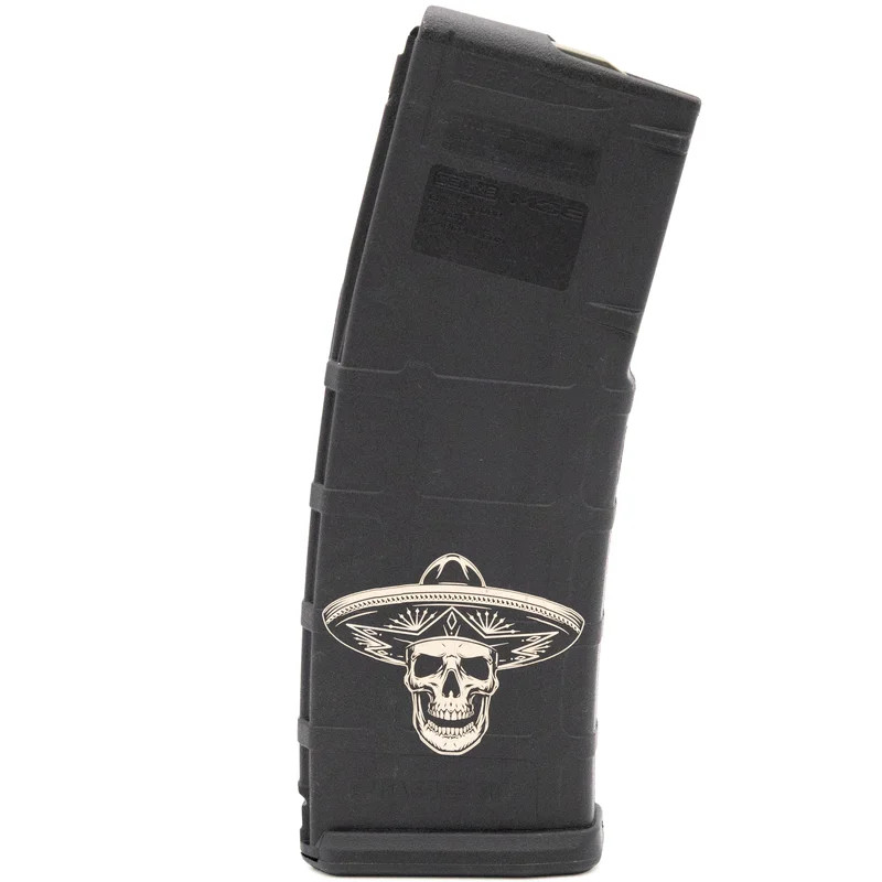 Mariachi Skull Engraved Magazine - PMAG M2 5.56 30RD - Rifle Supply