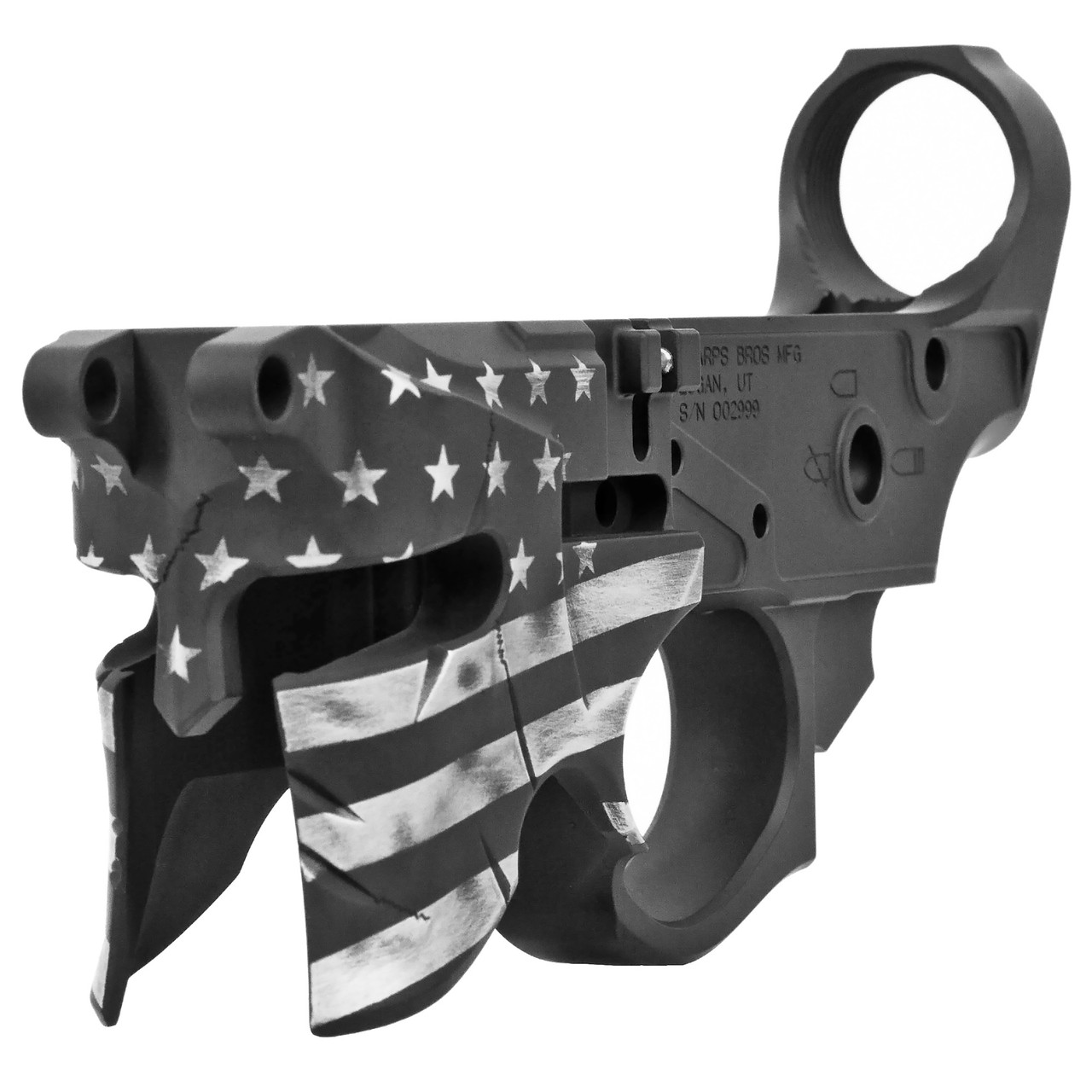Sharps Bros Billet “Overthrow” Flag Finish Lower Receiver | Lower ...