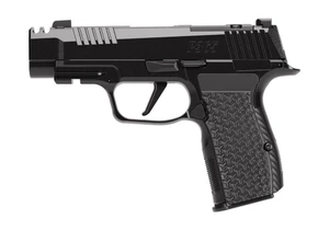 ***PRICING MAY CHANGE ***Sig Sauer P365-Luxe 380 | Handguns | 3.1” Compensated Barrel | 380 ACP | 10 Rounds | California Compliant | Pearlescent Black LUXE | 365AXG-380-COMP-LUXE