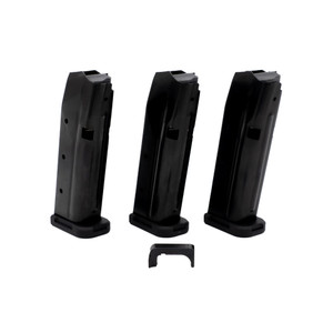 Shield Arms S15 Gen 3 15 Round Magazine | Magazines | 3 Pack | For Glock 43x/48 | 9mm | 15 Rounds | Black | S15-COMBO-G3-3M-1C