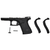 Glock OEM Glock 19 Gen 5 Complete Frame | Frame Parts | Gen 5 | 9mm | Includes 2 Additional Backstraps | Black