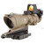 Trijicon ACOG ECOS | 4X32mm Dual Illuminated Green Crosshair 5.56 Reticle | Backup Iron Sights | Quick Release Mount | LED 3.25 MOA Red Dot RMR Type 2 | Cerakote Flat Dark Earth Finish | TA31-D-100554