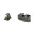 XS Sights R3D 2.0 Suppressor Height Night Sight | Sight | For Standard Glocks | Green Front/Rear Tritium | GL-R204P-6G