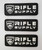 Rifle Supply Patch - Black and White Rifle Supply Patch - Black and White