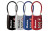 MasterLock | Flexible Combination Shackle Lock | Assorted Blue, Red, Silver or Black | 4688D