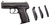 Heckler & Koch (HK) P2000 V2 LEM | Semi-Auto | Compact | 9MM | Black | 81000040