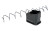 Agency Arms +5 Magazine Extension | Extended Magazine Plate | For Glock 19 | +5 Rounds of 9mm | +4 Rounds of .40S&W & .357sig | Black | BP-G19-BLK