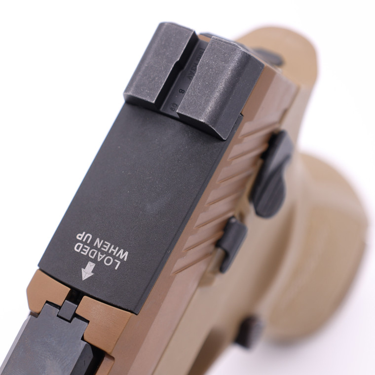 Sig Sauer P320 M18 | Handgun | 3.9" Barrel | 9mm | CA Compliant | FDE | P320CA-9-M18-MS-CA