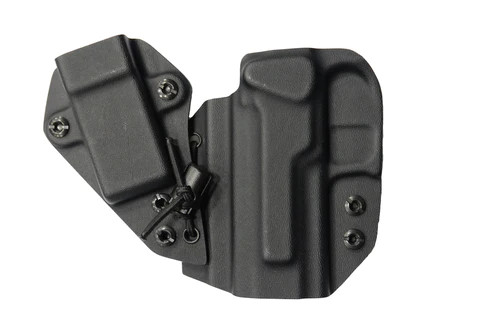 Kaos Concealment The Agent Holster For Glock 43/43x  | Holster | Holds One Magazine | Kydex | Black
