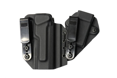 Kaos Concealment The Agent Holster For M&P Shield  | Holster | Holds One Magazine | Kydex | Black