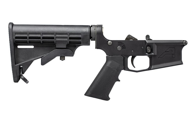 Aero Precision M4E1 Complete Lower Receiever | Lower Receiver | A2 Grip | M4 Stock | Black | APAR600101