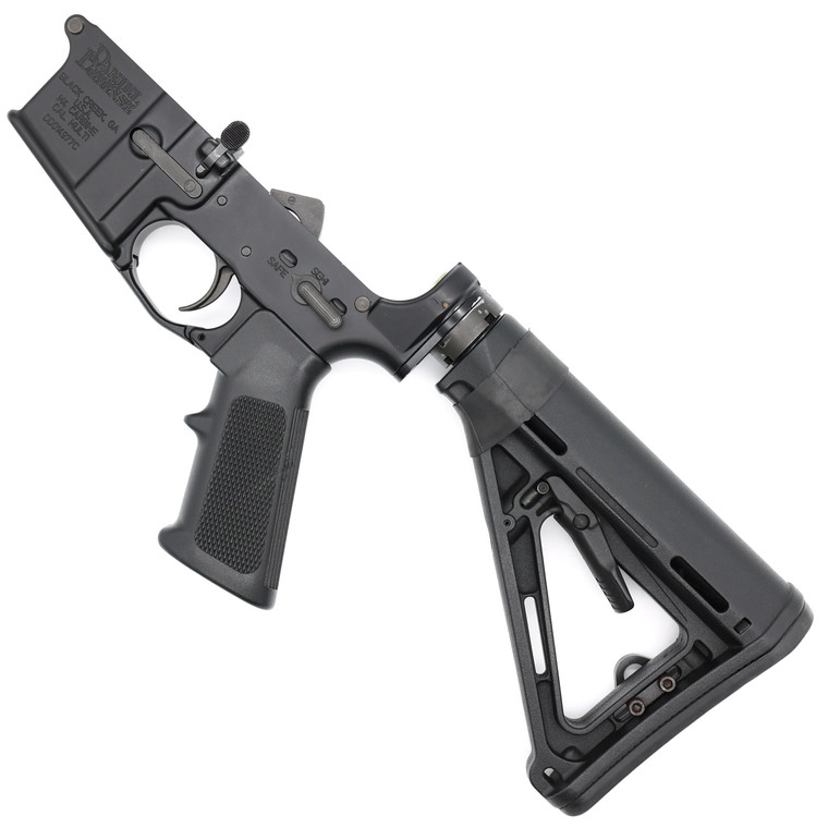 Daniel Defense Police Turn-In DDM4 Complete Lower Receiver | Lower Receiver | 5.56 NATO | Black