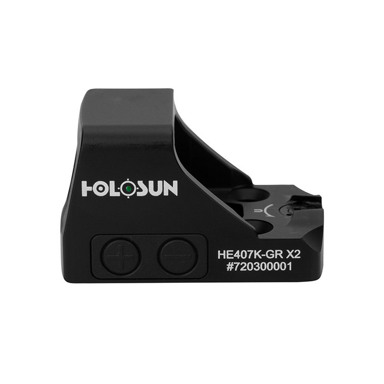 Holosun Technologies 407K-X2 | Optic | 6 MOA Green Dot | Black | HE407K-GR-X2
