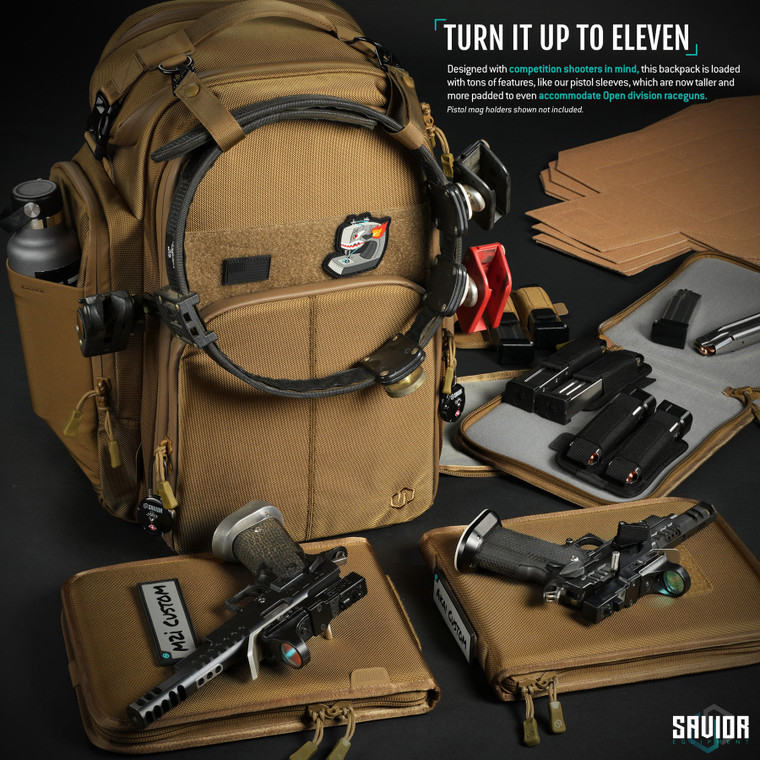 Savior Equipment Pro S.E.M.A Competition Backpack | RAL 8000 | TAN