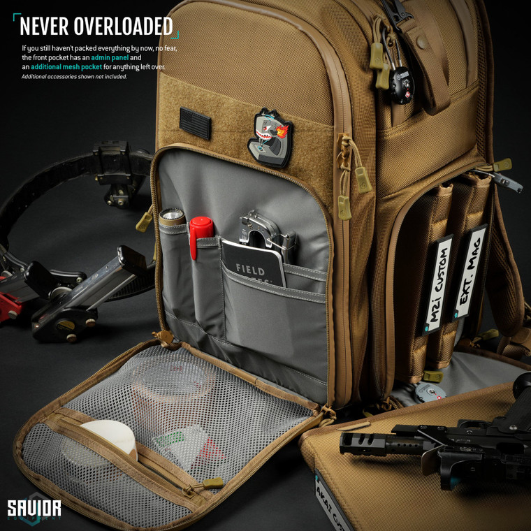 Savior Equipment Pro S.E.M.A Competition Backpack | RAL 8000 | TAN