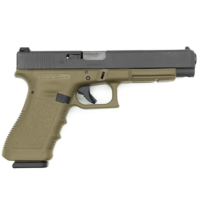 Glock 34 Gen 3 | Semi-Auto | Full Size | 9MM | CA Compliant | OD Green | PI3437101