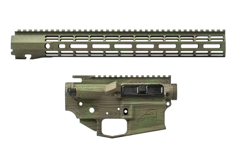 Aero Precision M4E1 15” Threaded Builder Set | Builder Set | 15” R-One M-LOK Handguard | Forest Edge | APCS101011