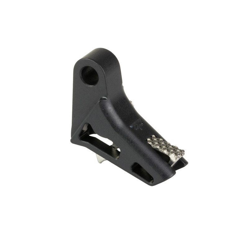 Zaffiri Precision Finger Blaster | Trigger Shoe | Anodized Finish | Black Shoe | Stainless Steel Safety | For Glock Gen 1-5 | ZP.TRIG.BLK.SS