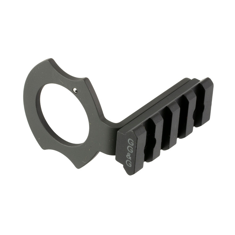 GG&G, Inc. Flashlight Mount | Fits Mossberg 590 | Anodized Finish | Black | GGG-1655-R