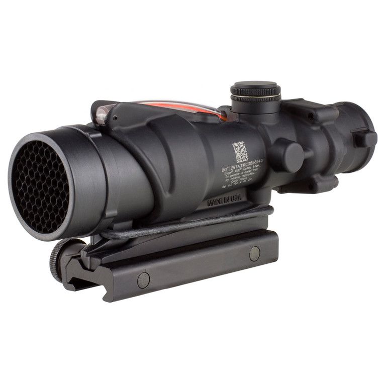 Trijicon ACOG | 4x32 | Dual Illuminated Red Chevron | USMC Rifle Combat Optic (RCO) for A4 (20 in. barrel) | With TA51 Mount | TA31RCO-A4CP