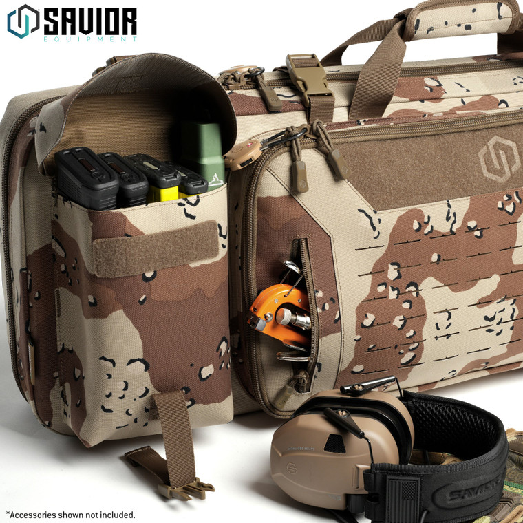 Savior Equipment 42” Camo Urban Warfare Double Rifle Bag | Rifle