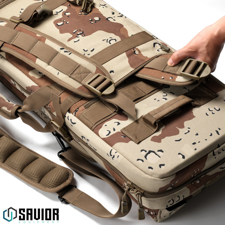Savior Equipment 42” Camo Urban Warfare Double Rifle Bag | Rifle