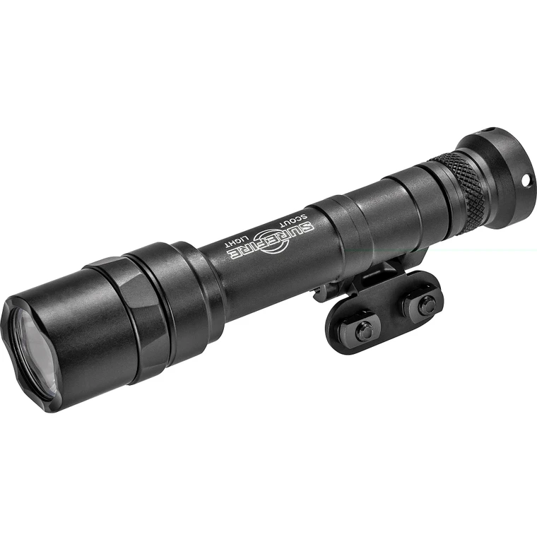 Surefire M640U Scout Pro Flashlight | LED | 1000 Lumens | Black | 1913 Picatinny Mount installed | MLOK Mount included | Z68 On/Off Tailcap | M640U-BK-PRO