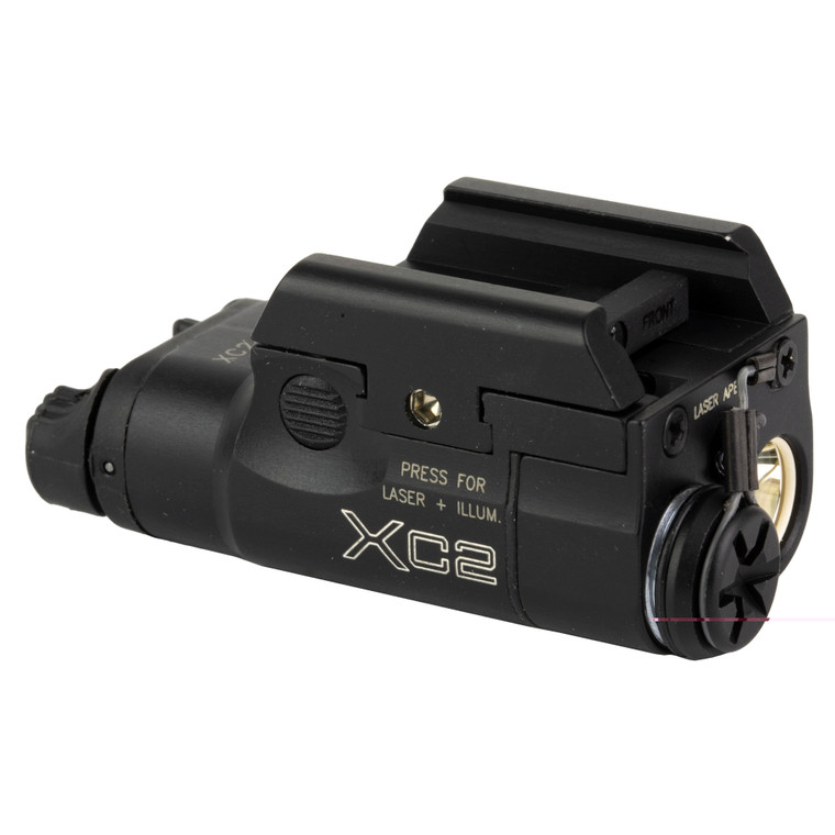 Surefire XC2-B-RD | Weaponlight | Fits Pistol and Picatinny Rails | 300 Lumen | Red Laser | Matte Finish | Black | XC2-B-RD Surefire XC2-B-RD | Weaponlight | Fits Pistol and Picatinny Rails | 300 Lumen | Red Laser | Matte Finish | Black | XC2-B-RD