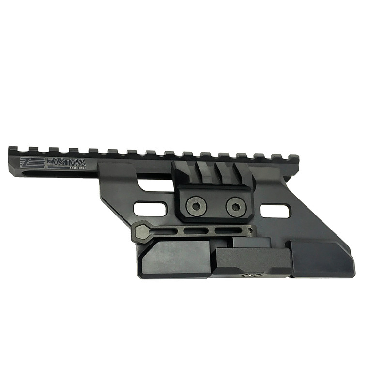 Zastava M70 QD Scope Mount | Optic Mount | Picatinny Rail | Compatible with ZPAPM70 and Serbian/Yugo AK side rails | Black | ZSRM70