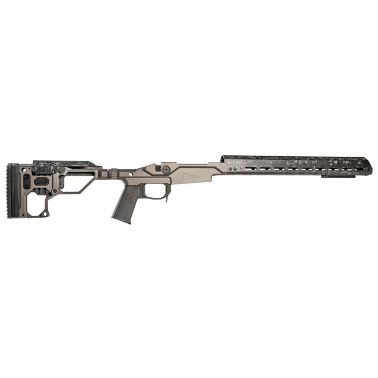 Christensen Arms Modern Precision Rifle Chassis | Tungsten Cerakote | Fits Remington 700 Short Action | 14" M-Lok Forend | 810-00001-21