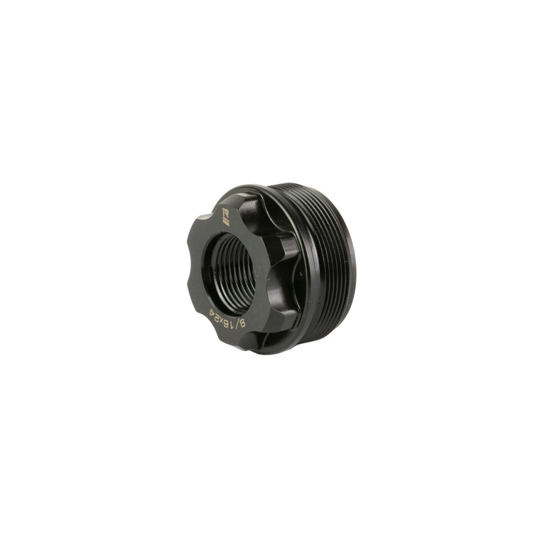 Rugged Suppressors Fixed Mount | 9/16x24 Thread Pitch | For Use with Obsidian 45/9 | Matte Finish | Black | OF006