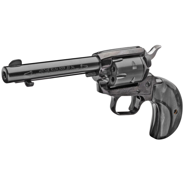 Heritage Rough Rider | Revolvers | 4.75” Barrel | 22LR | 6 Rounds | Black | RR22MB4BHBPRL