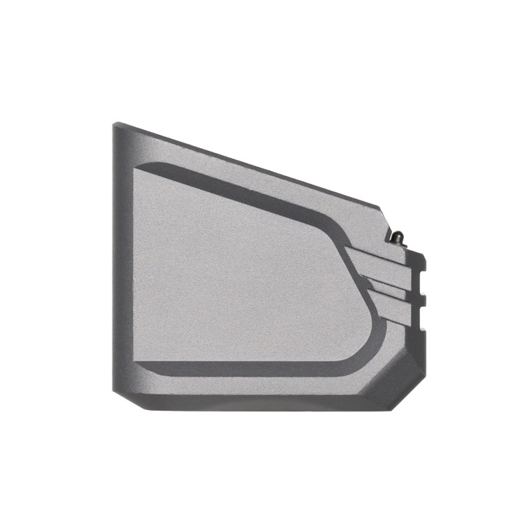 Tyrant CNC Magazine Extension For Full Size Glocks | Magazine Accessories | +5 For 9mm / +4 For .40 S&W | Gray | TD-G17MAGEX-G
