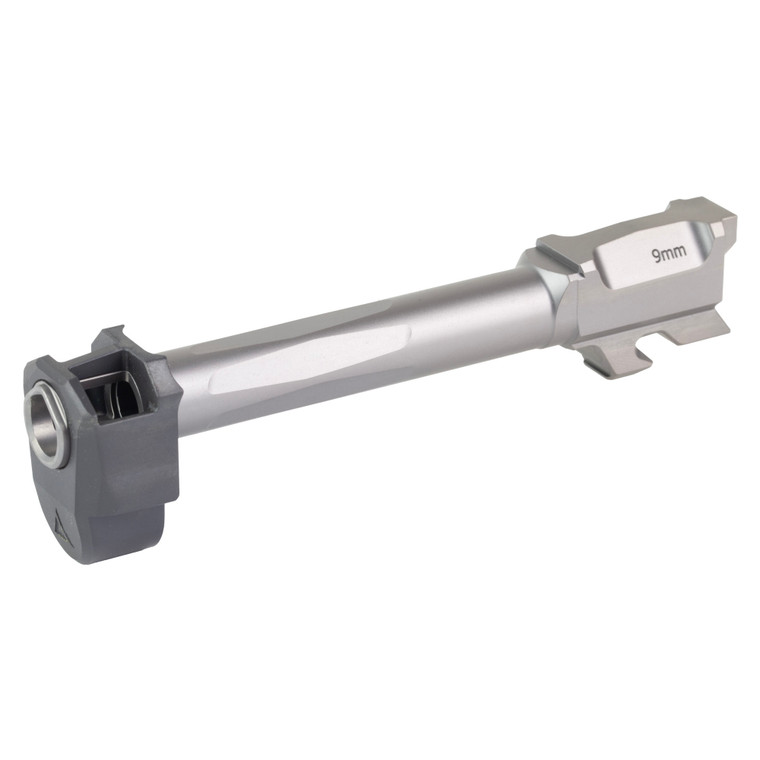 Radian Weapons RAMJET | Fluted Barrel with AFTERBURNER | 9MM | Black/Gray | INTRA-LOK Mounting System | Fits Glock 48 | R0871 Radian Weapons RAMJET | Fluted Barrel with AFTERBURNER | 9MM | Black/Gray | INTRA-LOK Mounting System | Fits Glock 48 | R0871