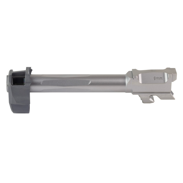 Radian Weapons RAMJET | Fluted Barrel with AFTERBURNER | 9MM | Black/Gray | INTRA-LOK Mounting System | Fits Glock 48 | R0871 Radian Weapons RAMJET | Fluted Barrel with AFTERBURNER | 9MM | Black/Gray | INTRA-LOK Mounting System | Fits Glock 48 | R0871