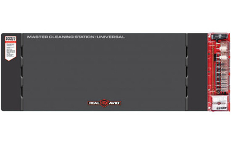 Real Avid Master Cleaning Station | Cleaning Kit | For Handguns, Shotguns, & Rifles | Black | AVMCS-U