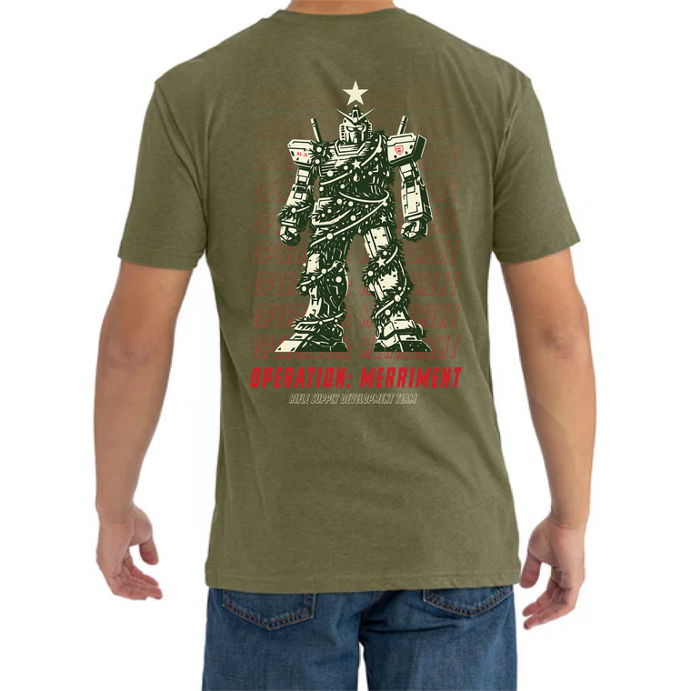 Operation Merriment Holiday Shirt | Apparel | OD Green