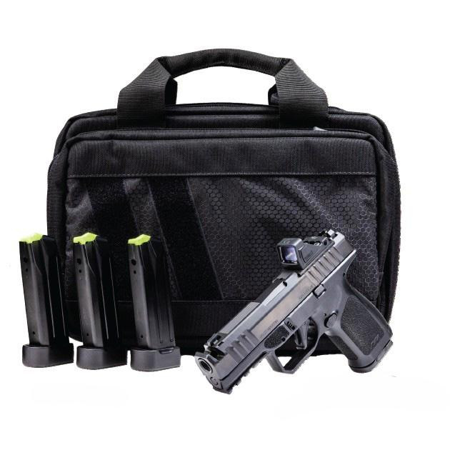 Rost Martin RM1C Comp | Handgun | 4” Barrel | 9mm | 10 Rounds | Black | RM1CBLKOSP10CA(COMP)-P