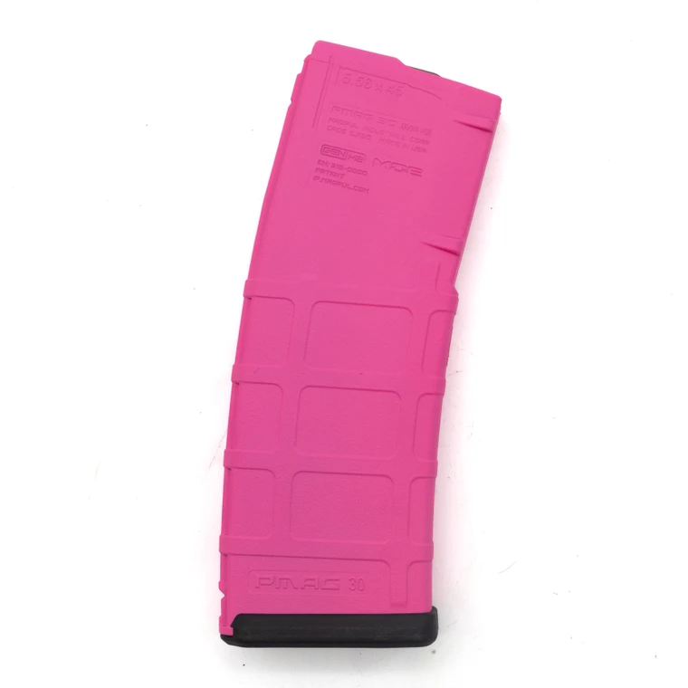 Repurposed Cerakote PMAG GEN M2 | Magazines | Previously Engraved & Cerakoted Over | 30 Round or 10/30RD | 223/556NATO | Pink