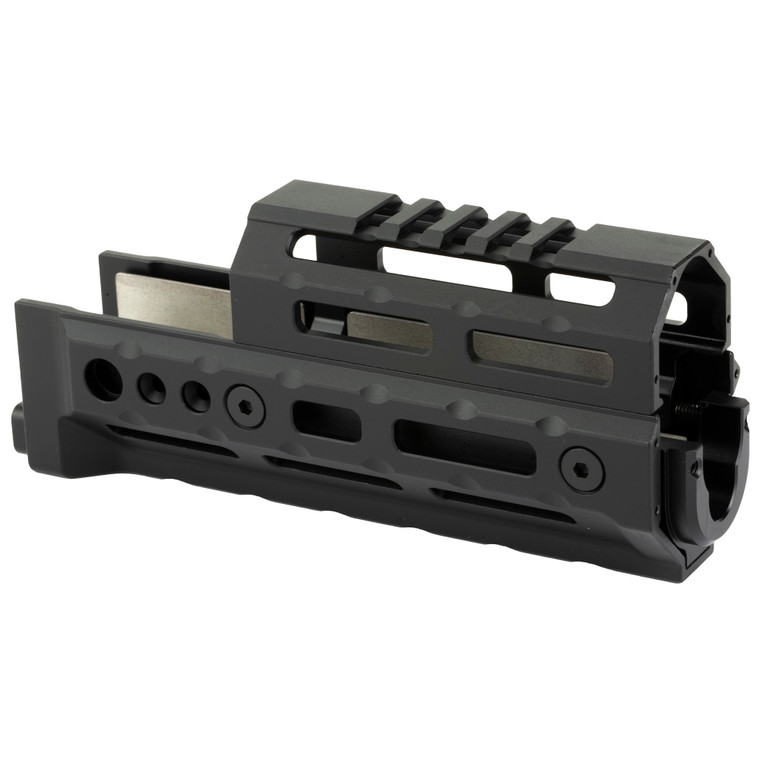 Midwest Industries Alpha AK47 6” Handguard | Handguards | MLOK Compatible | Fits Most AKM Pattern Rifles W/ Stamped Receivers | Black | MI-AK-ALPHA6