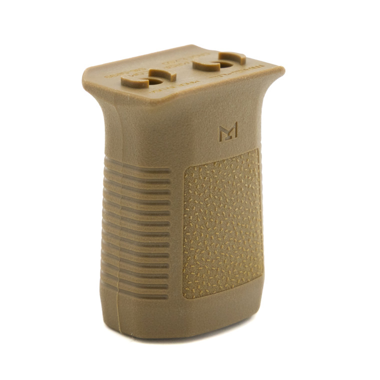 Magpul Industries Short Vertical Grip | Rail Accessories | M-LOK | 2 Slots | Medium Coyote Brown | MAG1567-MCB