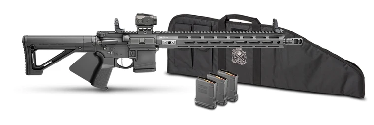 Springfield Armory SAINT Victor V2 PAC | Rifle | 16” Barrel | 5.56 NATO | 10 Rounds | Black | STV916556BCA-V2-PAC