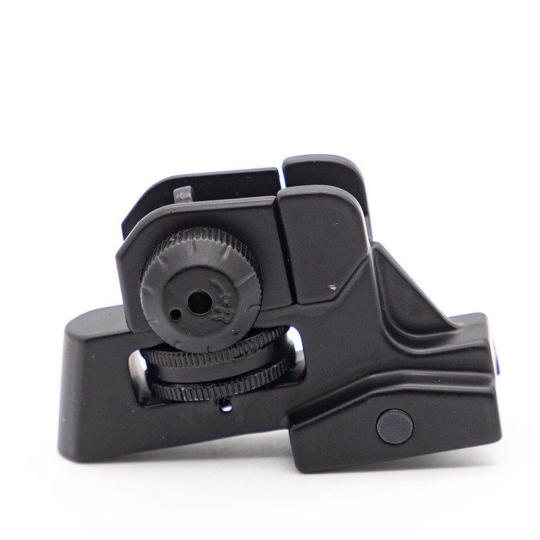 AR-15 Rear Dual Aperature Rail Mount Sight - Rifle Supply