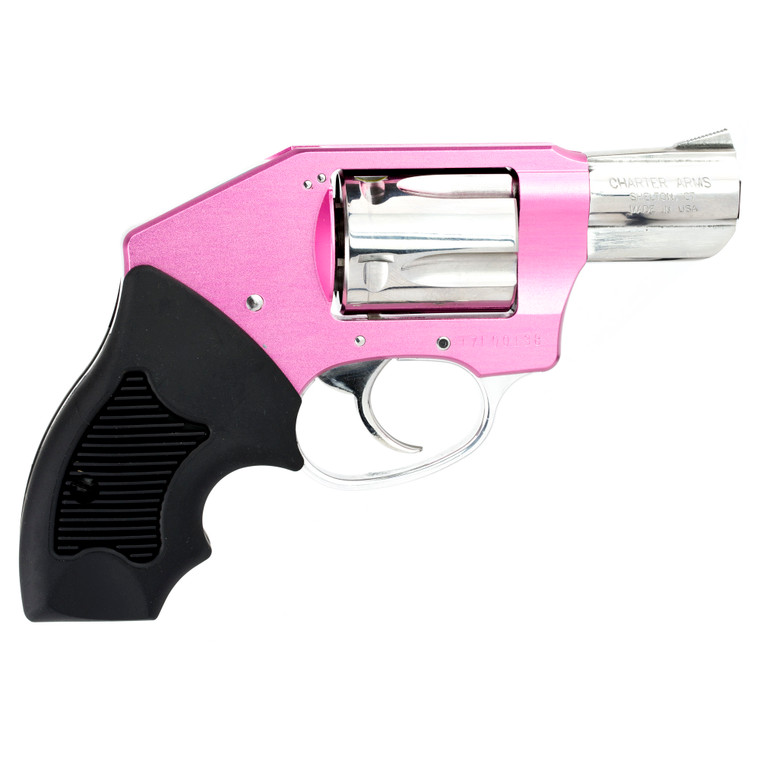 Charter Arms Chic Lady  | Hammerless Revolver | 38 Special | CA Compliant | Pink | 53852 Charter Arms Chic Lady  | Hammerless Revolver | 38 Special | CA Compliant | Pink | 53852