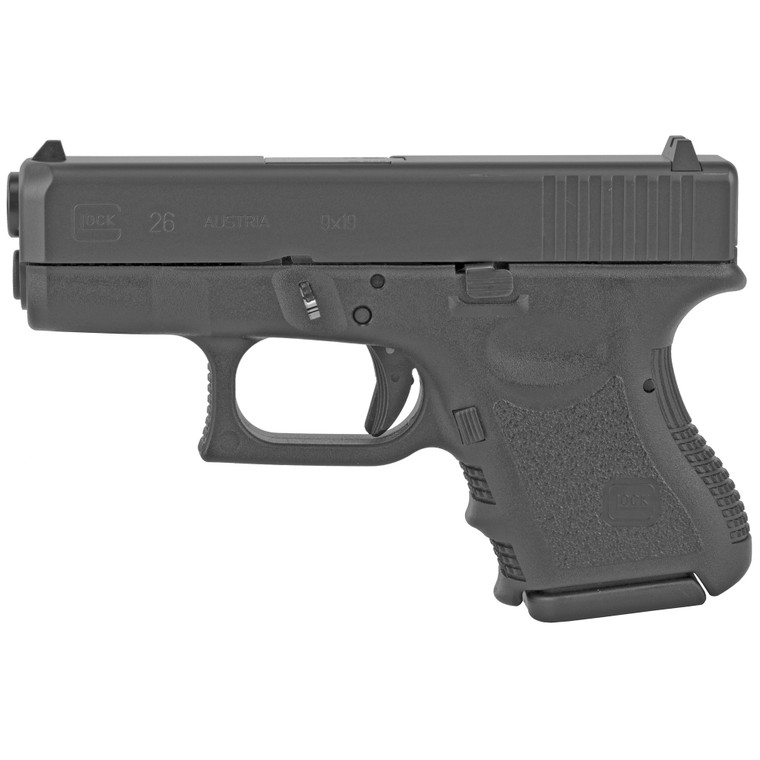 Glock 26 Gen 3 | Semi-Auto | Sub-Compact | 9MM | CA Compliant | Black | PI2650201